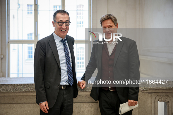 Cem Ozdemir and Dr. Robert Habeck  during the Regional Conference 2024 at the Federal Ministry for Economic Affairs and Climate Action in Be...