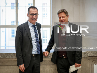 Cem Ozdemir and Dr. Robert Habeck  during the Regional Conference 2024 at the Federal Ministry for Economic Affairs and Climate Action in Be...