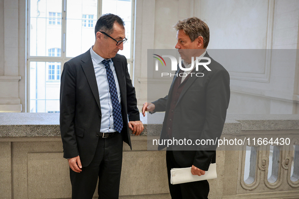 Cem Ozdemir and Dr. Robert Habeck  during the Regional Conference 2024 at the Federal Ministry for Economic Affairs and Climate Action in Be...