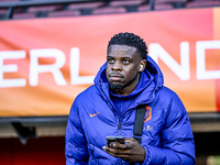 Netherlands player Noah Ohio participates in the match between Netherlands U21 and Sweden U21 at the Goffertstadion for the Qualification EK...