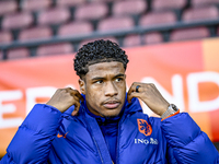 Netherlands player Ryan Flamingo participates in the match between Netherlands U21 and Sweden U21 at the Goffertstadion for the Qualificatio...