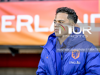 Netherlands player Million Manhoef participates in the match between Netherlands U21 and Sweden U21 at the Goffertstadion for the Qualificat...