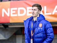 Netherlands goalkeeper Robin Roefs participates in the match between Netherlands U21 and Sweden U21 at the Goffertstadion for the Qualificat...