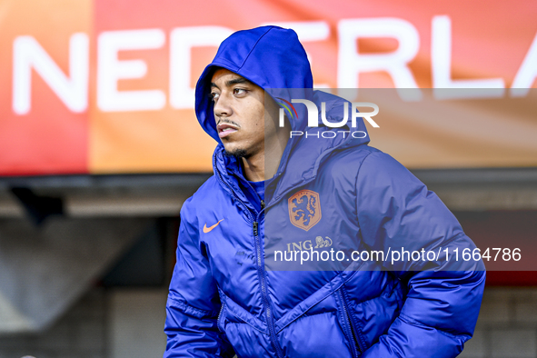 Netherlands player Myron van Brederode participates in the match between Netherlands U21 and Sweden U21 at the Goffertstadion for the Qualif...