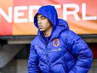 Netherlands player Myron van Brederode participates in the match between Netherlands U21 and Sweden U21 at the Goffertstadion for the Qualif...