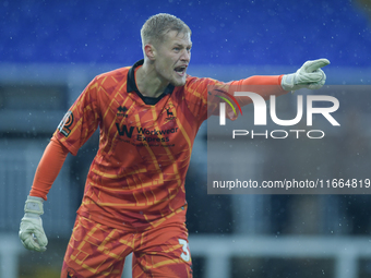 During the FA Cup Fourth Qualifying Round match between Hartlepool United and Brackley Town at Victoria Park in Hartlepool, United Kingdom,...