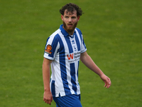 Anthony Mancini of Hartlepool United participates in the FA Cup Fourth Qualifying Round match between Hartlepool United and Brackley Town at...