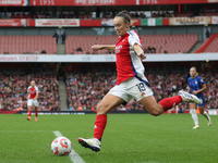 Caitlin Foord of Arsenal participates in the Barclays FA Women's Super League match between Arsenal and Chelsea at the Emirates Stadium in L...