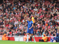 Mayra Ramirez gives a thumbs up during the Barclays FA Women's Super League match between Arsenal and Chelsea at the Emirates Stadium in Lon...