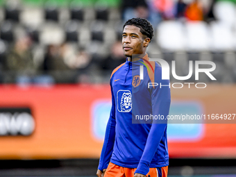 Netherlands player Maxim Dekker participates in the match between Netherlands U21 and Sweden U21 at the Goffertstadion for the Qualification...