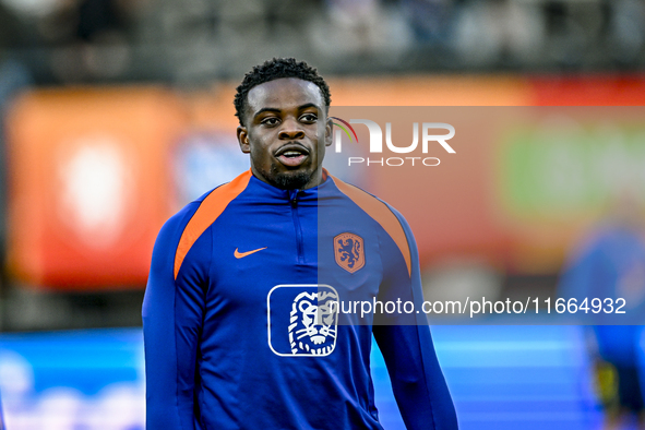 Netherlands player Noah Ohio participates in the match between Netherlands U21 and Sweden U21 at the Goffertstadion for the Qualification EK...