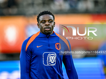 Netherlands player Noah Ohio participates in the match between Netherlands U21 and Sweden U21 at the Goffertstadion for the Qualification EK...