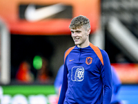 Netherlands player Maxim Dekker participates in the match between Netherlands U21 and Sweden U21 at the Goffertstadion for the Qualification...