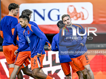 Netherlands player Kenneth Taylor participates in the match between Netherlands U21 and Sweden U21 at the Goffertstadion for the Qualificati...