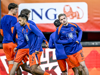 Netherlands player Kenneth Taylor participates in the match between Netherlands U21 and Sweden U21 at the Goffertstadion for the Qualificati...