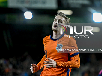 Netherlands player Kenneth Taylor participates in the match between Netherlands U21 and Sweden U21 at the Goffertstadion for the Qualificati...