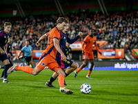 Netherlands player Youri Regeer participates in the match between Netherlands U21 and Sweden U21 at the Goffertstadion for the Qualification...