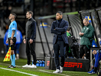 Netherlands trainer coach Michael Reiziger is present during the match between Netherlands U21 and Sweden U21 at the Goffertstadion for the...