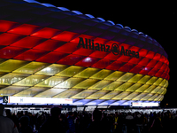 The exterior of Allianz Stadium during the match between Germany and the Netherlands at the Allianz Arena for the UEFA Nations League, Leagu...