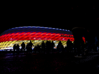 The exterior of Allianz Stadium during the match between Germany and the Netherlands at the Allianz Arena for the UEFA Nations League, Leagu...