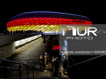 The exterior of Allianz Stadium during the match between Germany and the Netherlands at the Allianz Arena for the UEFA Nations League, Leagu...