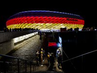 The exterior of Allianz Stadium during the match between Germany and the Netherlands at the Allianz Arena for the UEFA Nations League, Leagu...