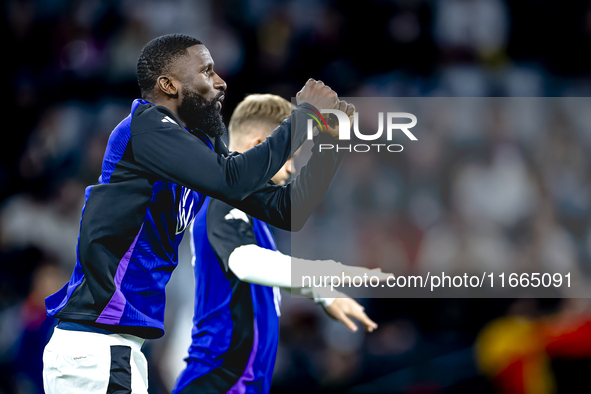 Germany defender Antonio Rudiger plays during the match between Germany and the Netherlands at the Allianz Arena for the UEFA Nations League...