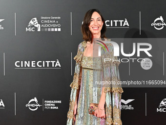 Gia Coppola attends the red carpet for the film Megalopolis at Cinecitta Studios in Rome, Italy, on October 14, 2024. (