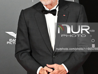 Francis Ford Coppola attends the red carpet for the film Megalopolis at Cinecitta Studios in Rome, Italy, on October 14, 2024. (