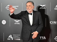 Francis Ford Coppola attends the red carpet for the film Megalopolis at Cinecitta Studios in Rome, Italy, on October 14, 2024. (