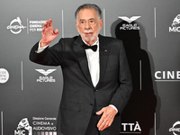 Francis Ford Coppola attends the red carpet for the film Megalopolis at Cinecitta Studios in Rome, Italy, on October 14, 2024. (