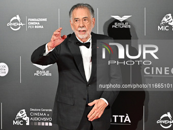 Francis Ford Coppola attends the red carpet for the film Megalopolis at Cinecitta Studios in Rome, Italy, on October 14, 2024. (