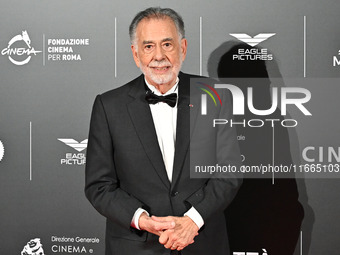 Francis Ford Coppola attends the red carpet for the film Megalopolis at Cinecitta Studios in Rome, Italy, on October 14, 2024. (