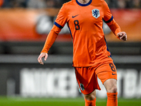 Netherlands player Kenneth Taylor participates in the match between Netherlands U21 and Sweden U21 at the Goffertstadion for the Qualificati...