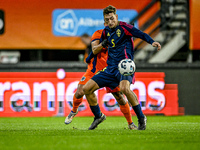 Sweden player Jonas Rouhi participates in the match between Netherlands U21 and Sweden U21 at the Goffertstadion for the Qualification EK 20...