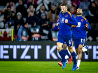 Netherlands defender Stefan de Vrij plays during the match between Germany and the Netherlands at the Allianz Arena for the UEFA Nations Lea...