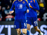 Netherlands defender Stefan de Vrij plays during the match between Germany and the Netherlands at the Allianz Arena for the UEFA Nations Lea...