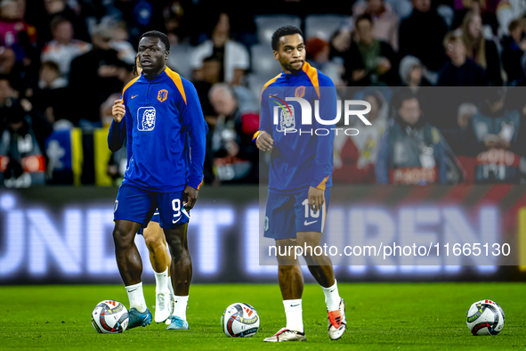 Netherlands forward Brian Brobbey plays during the match between Germany and the Netherlands at the Allianz Arena for the UEFA Nations Leagu...