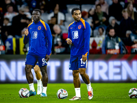 Netherlands forward Brian Brobbey plays during the match between Germany and the Netherlands at the Allianz Arena for the UEFA Nations Leagu...