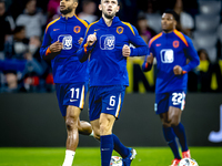 Netherlands defender Stefan de Vrij plays during the match between Germany and the Netherlands at the Allianz Arena for the UEFA Nations Lea...