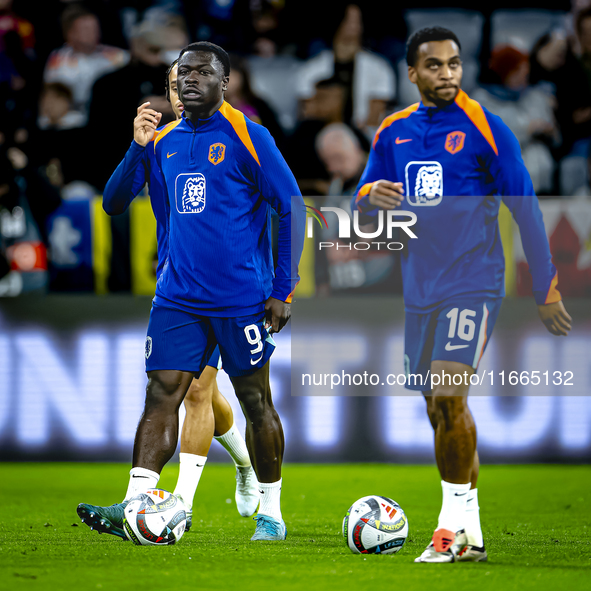 Netherlands forward Brian Brobbey plays during the match between Germany and the Netherlands at the Allianz Arena for the UEFA Nations Leagu...