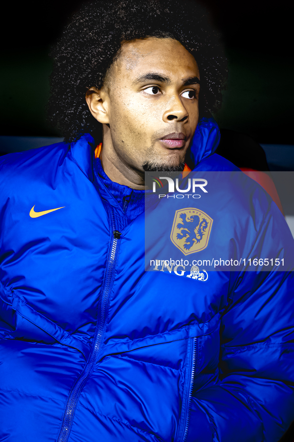 Netherlands forward Joshua Zirkzee plays during the match between Germany and the Netherlands at the Allianz Arena for the UEFA Nations Leag...