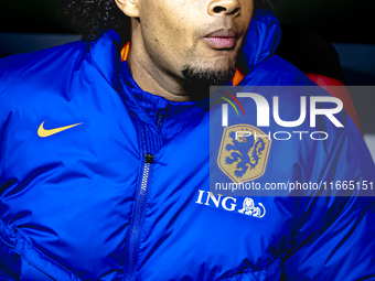 Netherlands forward Joshua Zirkzee plays during the match between Germany and the Netherlands at the Allianz Arena for the UEFA Nations Leag...