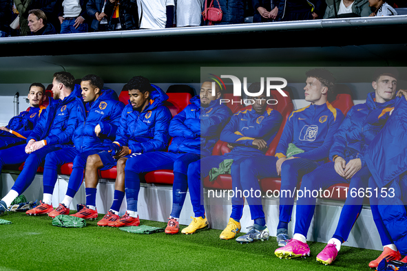 The reserves of the Netherlands during the match between Germany and the Netherlands at the Allianz Arena for the UEFA Nations League, Leagu...