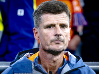 Netherlands assistant trainer Wim Jonk is present during the match between Germany and the Netherlands at the Allianz Arena for the UEFA Nat...