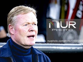 Netherlands trainer Ronald Koeman is present during the match between Germany and the Netherlands at the Allianz Arena for the UEFA Nations...