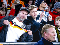 Supporters of Germany attend the match between Germany and the Netherlands at the Allianz Arena for the UEFA Nations League, League phase, M...