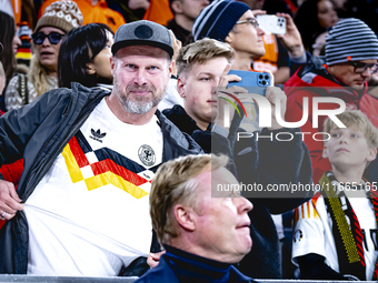 Supporters of Germany attend the match between Germany and the Netherlands at the Allianz Arena for the UEFA Nations League, League phase, M...