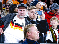 Supporters of Germany attend the match between Germany and the Netherlands at the Allianz Arena for the UEFA Nations League, League phase, M...