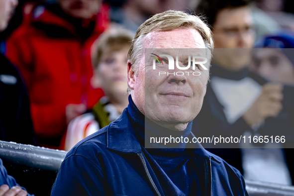 Netherlands trainer Ronald Koeman is present during the match between Germany and the Netherlands at the Allianz Arena for the UEFA Nations...